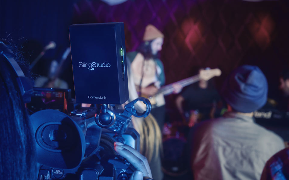 Link camcorders and cameras wirelessly with SlingStudio's CameraLink